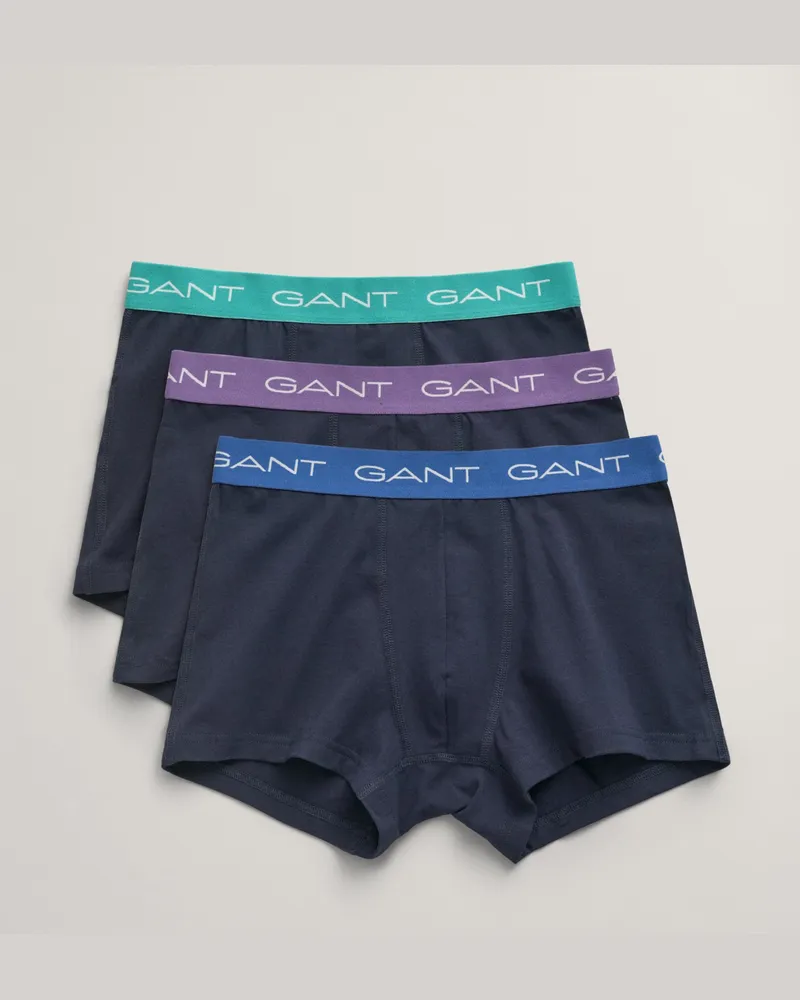 Gant Herren 3er-Pack mehrfarbige Boxershorts 