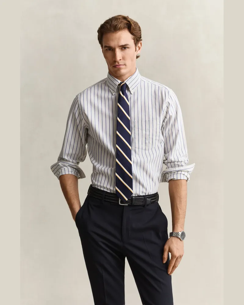 Gant Herren Classic Oxford-Hemd mit Streifen CREAM Cream