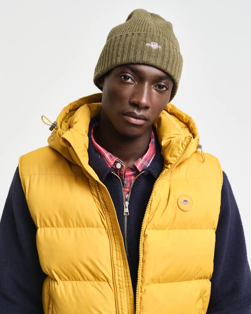 Gant Herren Shield Beanie aus Wolle