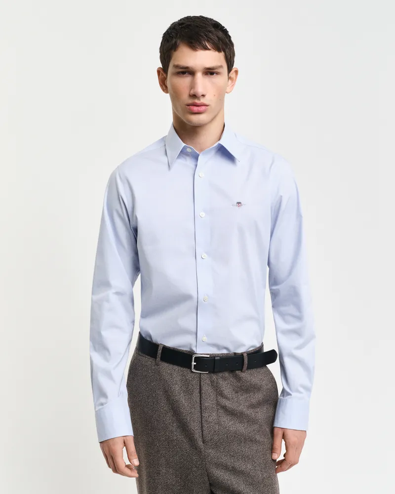 Gant Herren Slim Fit Stretch Popeline Hemd 