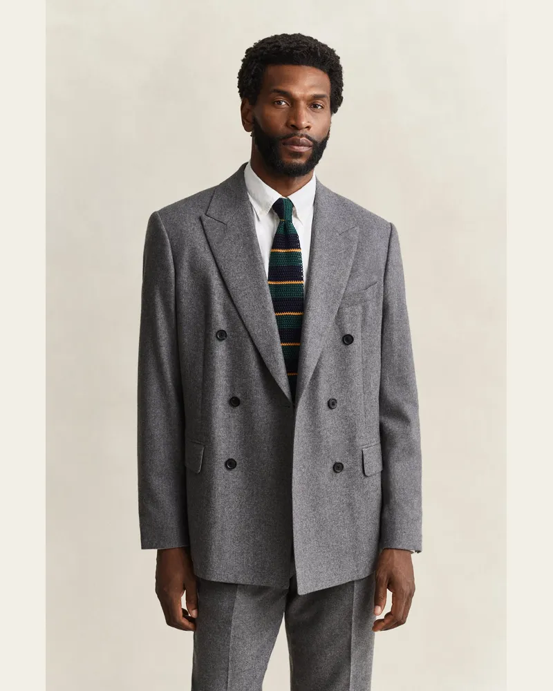 Gant Herren Anzugjackett aus Kaschmir DUSKY ANTHRACITE Dusky