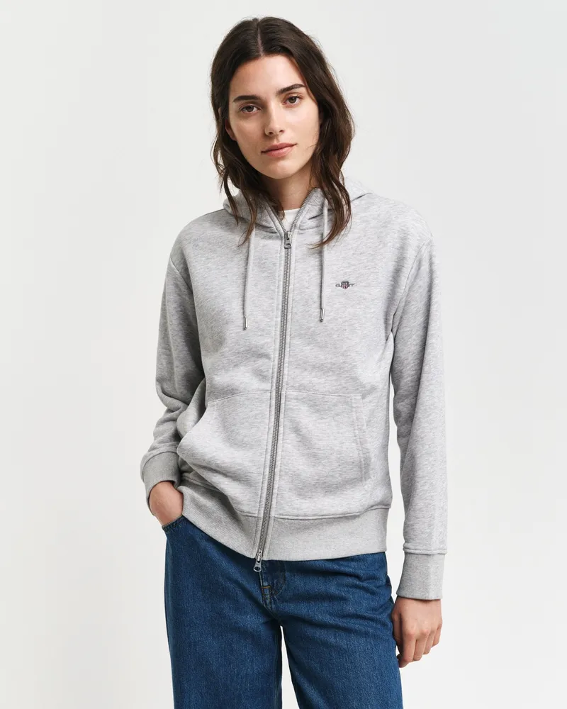 Gant Damen Shield Sweatjacke 
