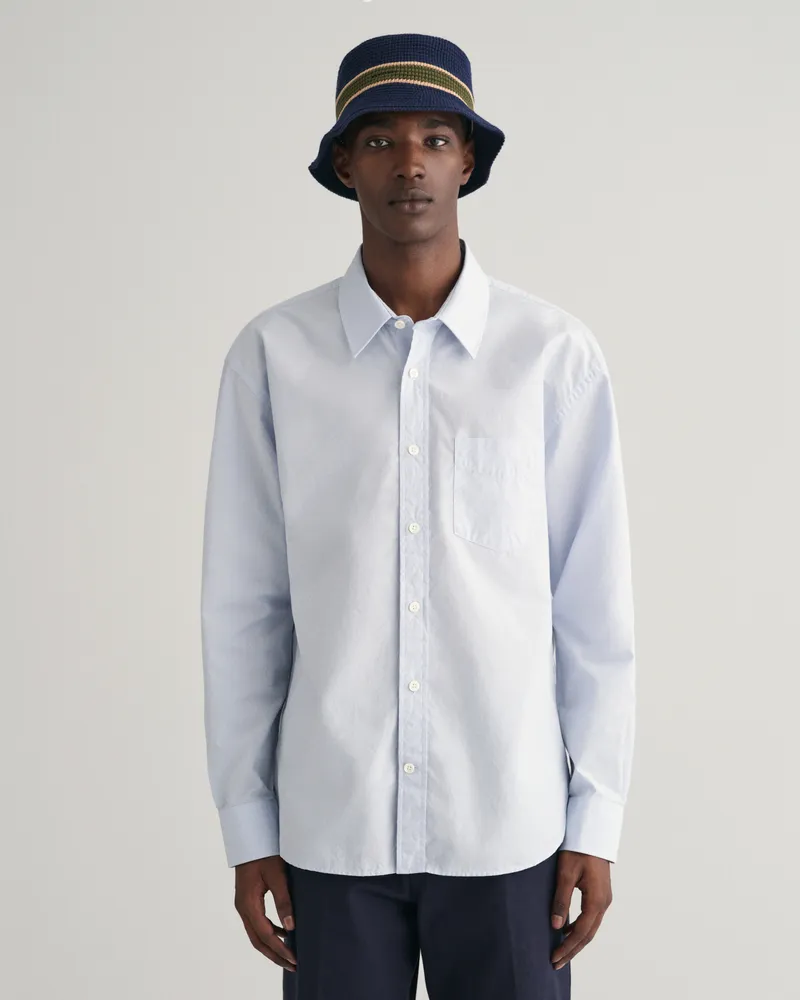 Gant Herren Relaxed Fit Heritage Popelin Hemd 