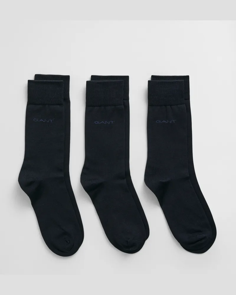 Gant Herren 3er-Pack Socken aus mercerisierter Baumwolle 