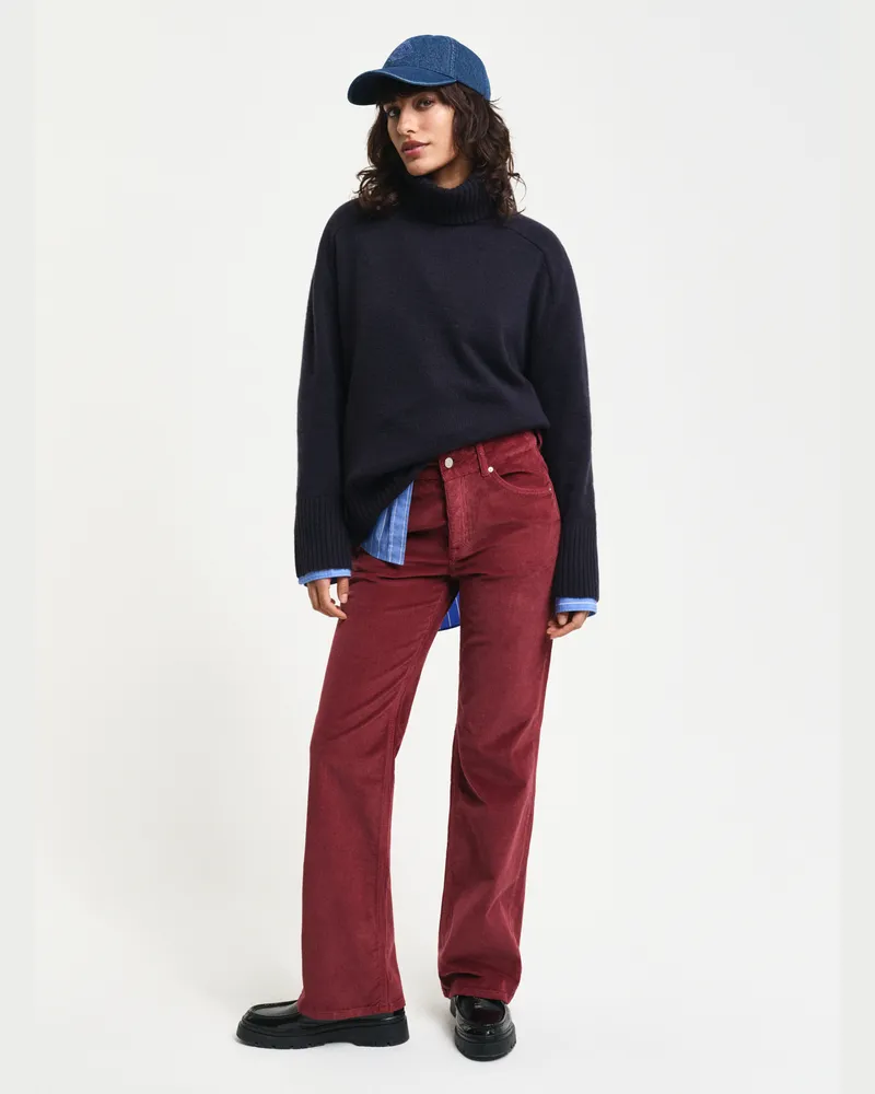 Gant Damen Cordjeans mit ausgestelltem Bein 