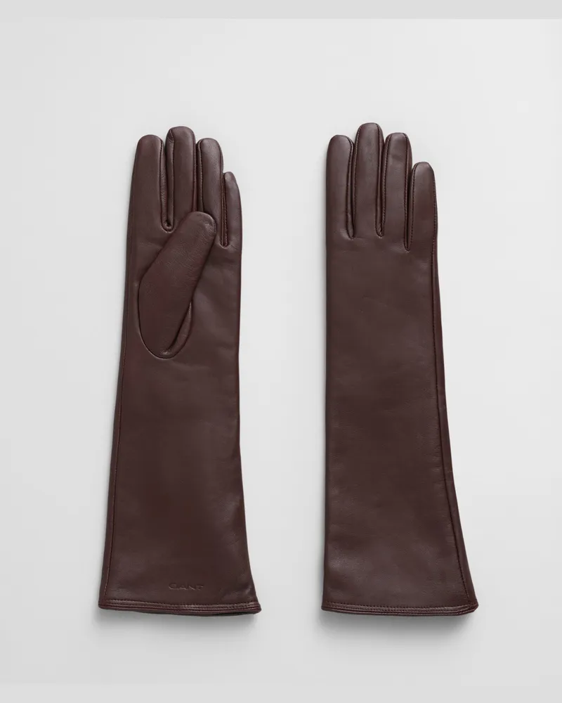Gant Damen Lange Lederhandschuhe 