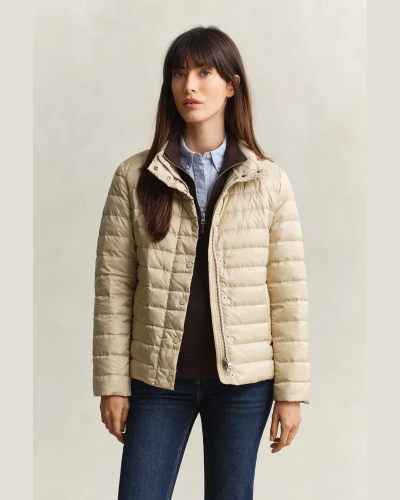 Gant Damen Leichte Daunenjacke OAT BEIGE Oat