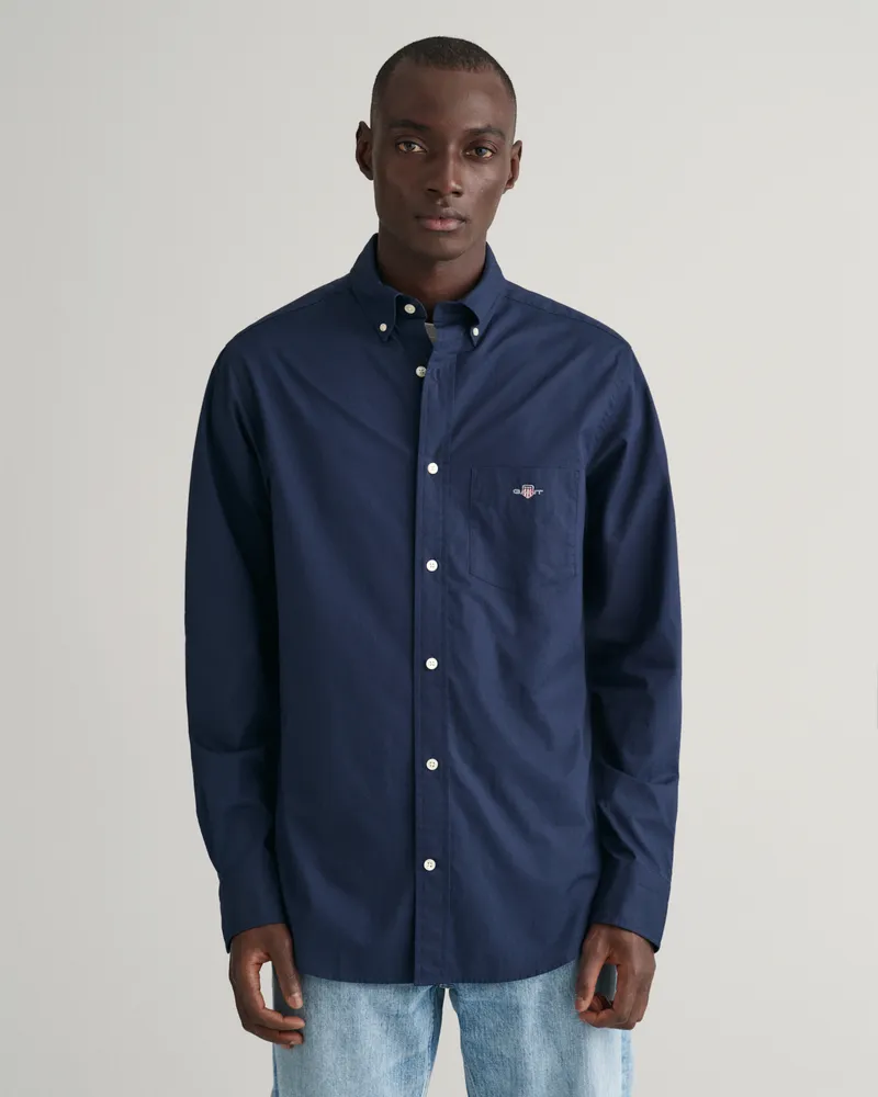 Gant Herren Regular Fit Classic Popeline Bluse 