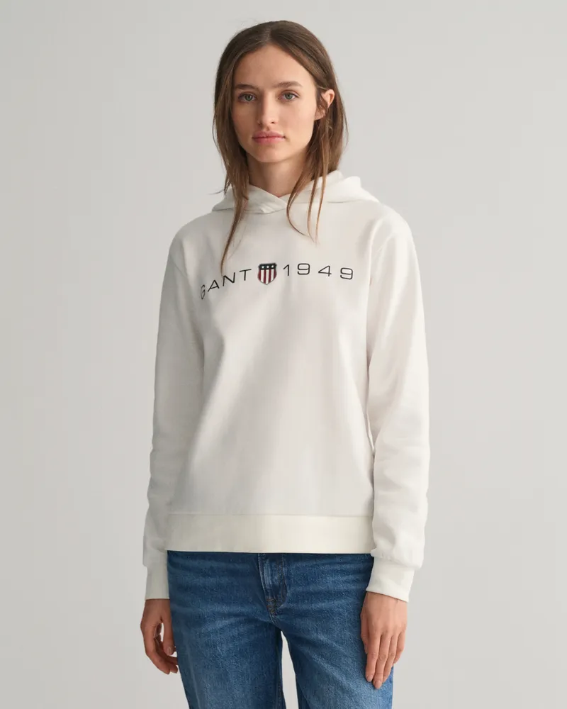 Gant Damen Archive Shield Hoodie mit Print 