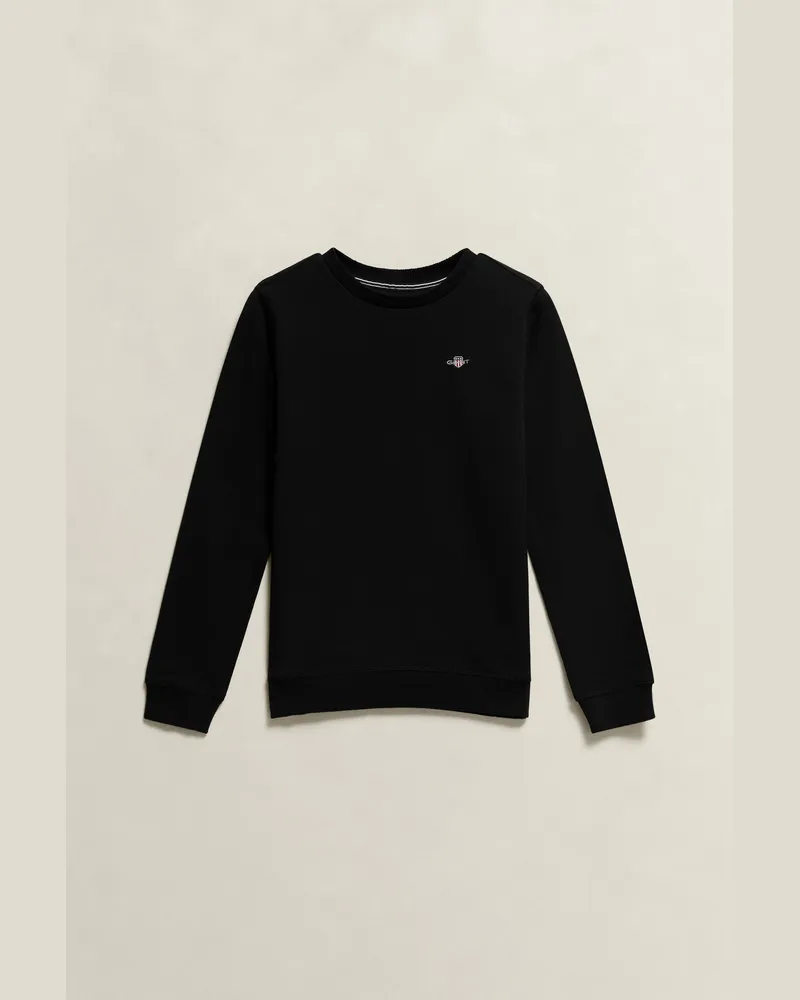 Gant Teenager Shield Sweatshirt Schwarz Schwarz