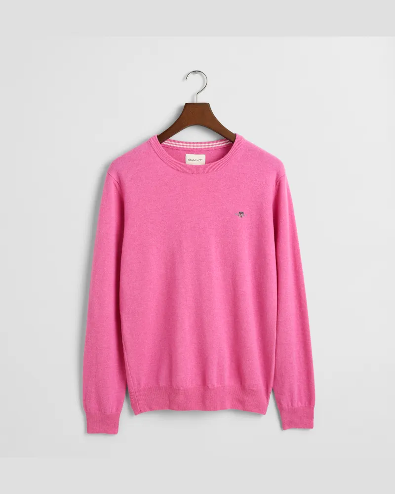 Gant Herren Superfine Lambswool Rundhalspullover 