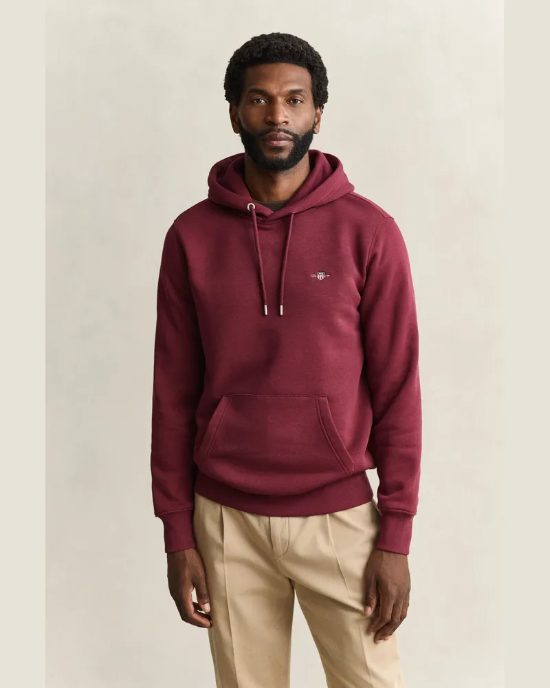 Gant Herren Shield Hoodie DEEP GRAPE WINE Deep