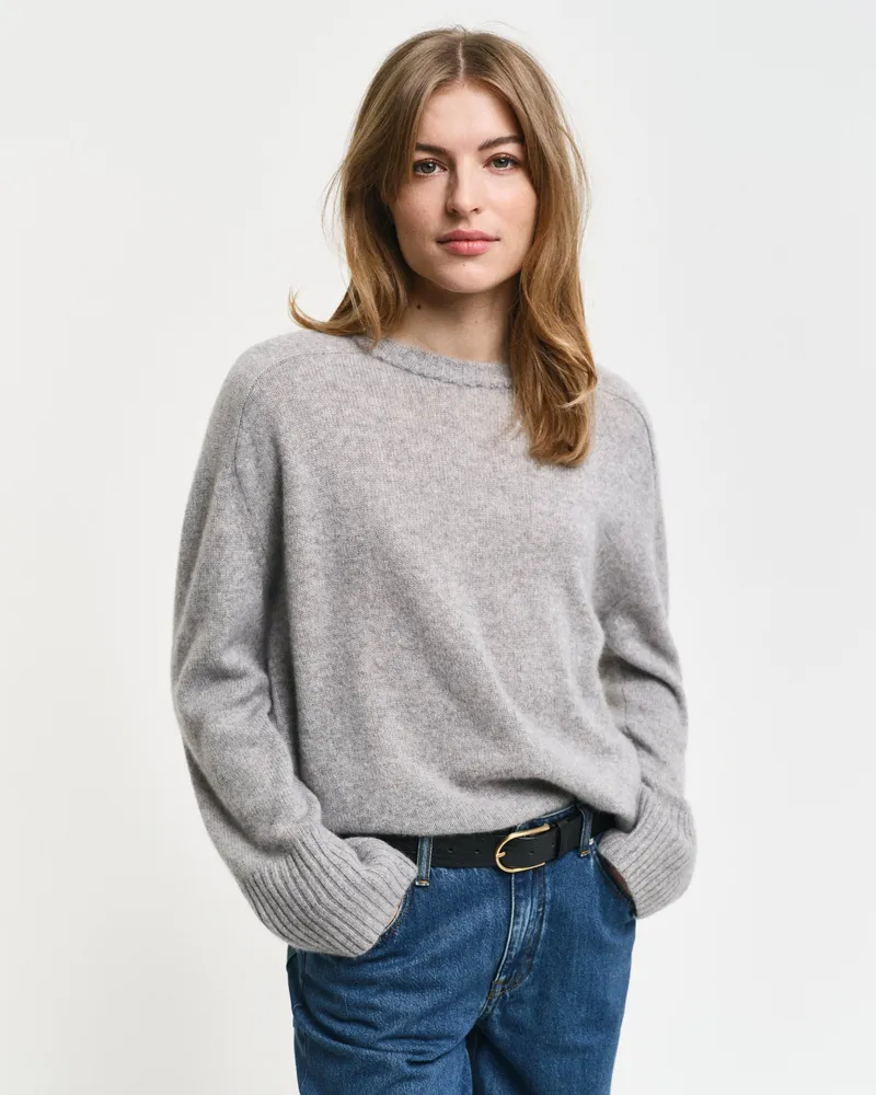 Gant Damen Kaschmir Rundhalspullover 