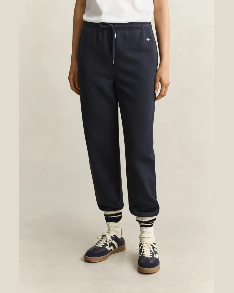 Gant Damen Shield Sweathose EVENING Blau Evening