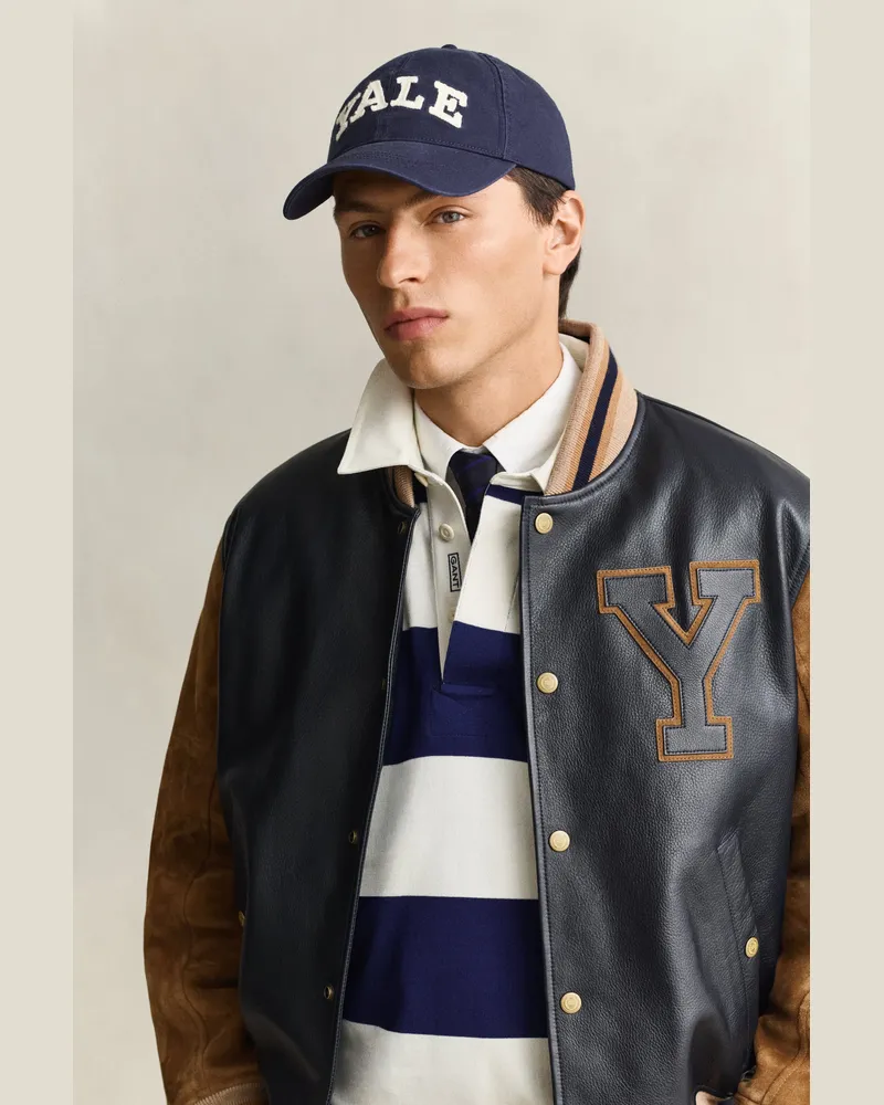 Gant Herren Gant x Yale Cap aus gewaschenem Baumwolltwill MARINE Marine