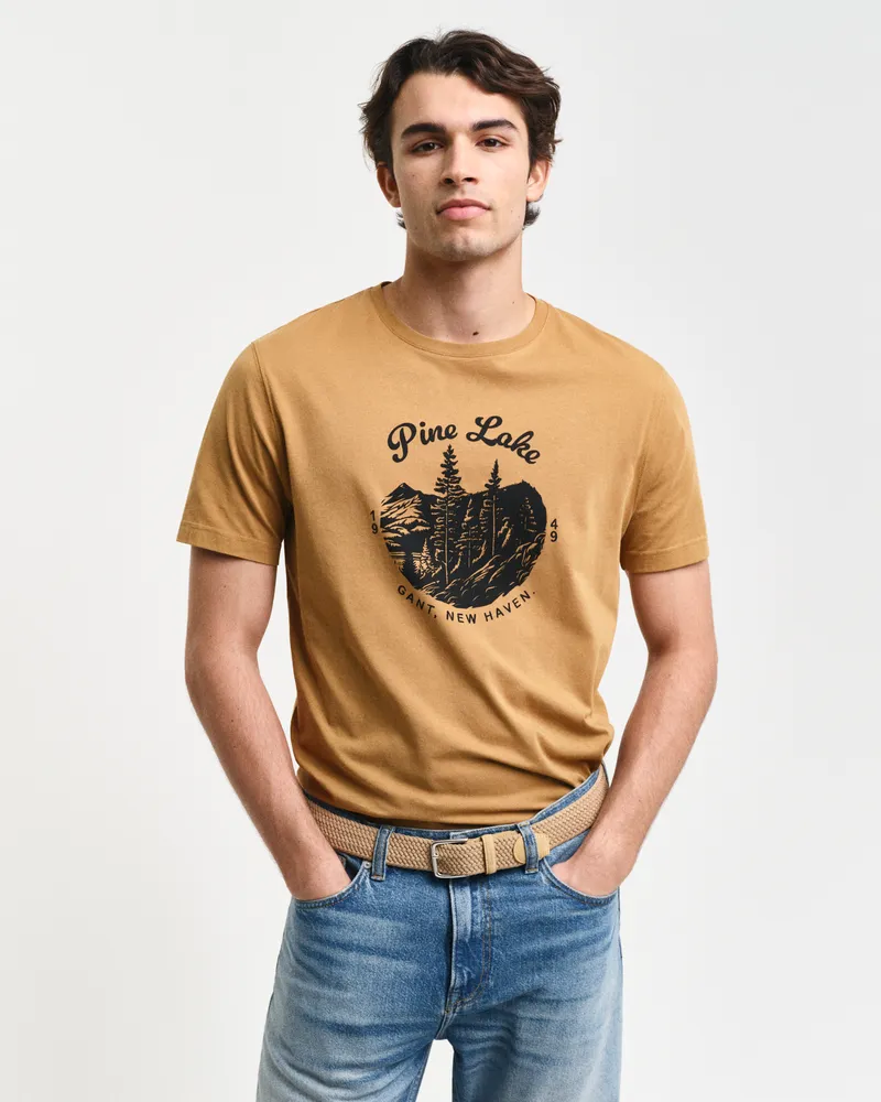 Gant Herren Outdoor Graphic T-Shirt 