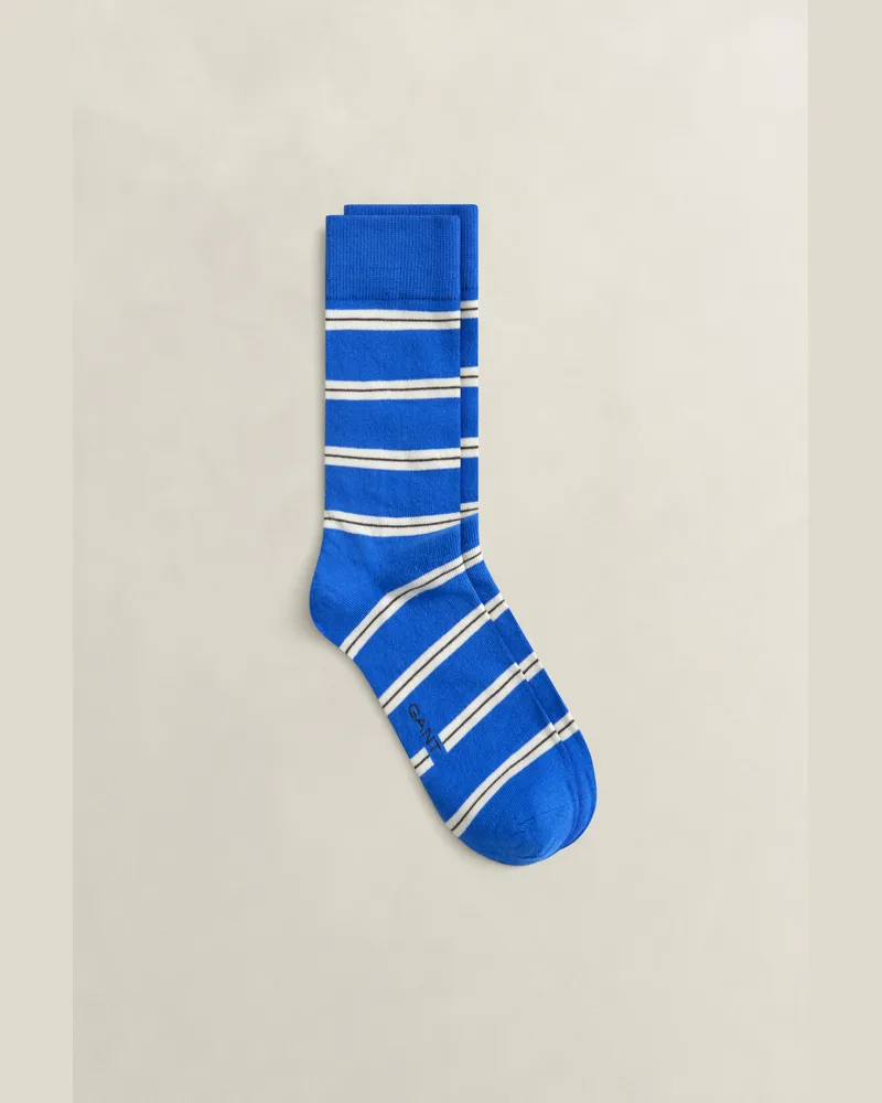 Gant Herren Gestreifte Socken NAUTICAL Blau Nautical