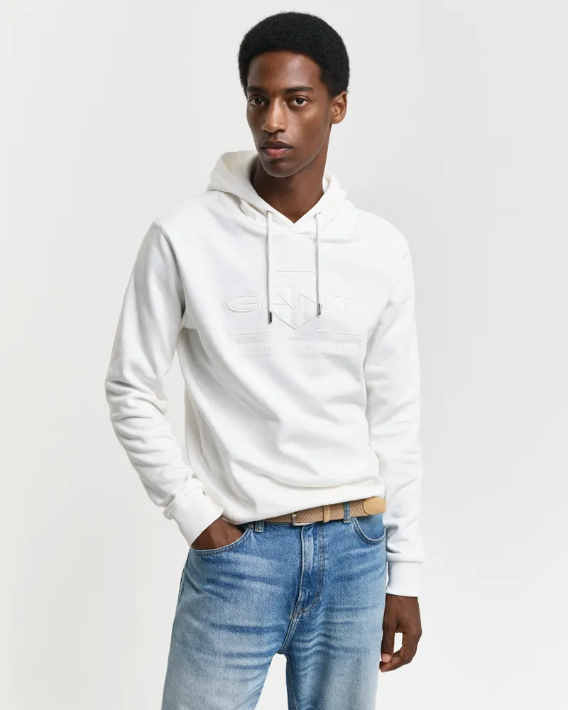 Gant Herren Tonal Archive Shield Hoodie 