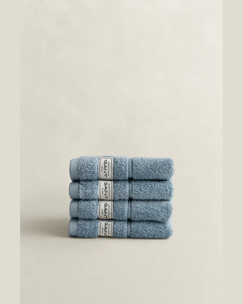 Gant Wohnaccessoires Premium Handtücher 30 x 30 im 4er-Pack WAVES Waves