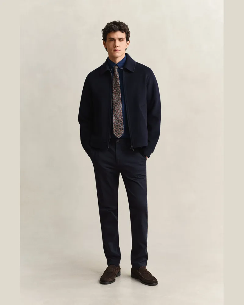 Gant Herren Elegante Slim Fit Chinohose EVENING Blau Evening