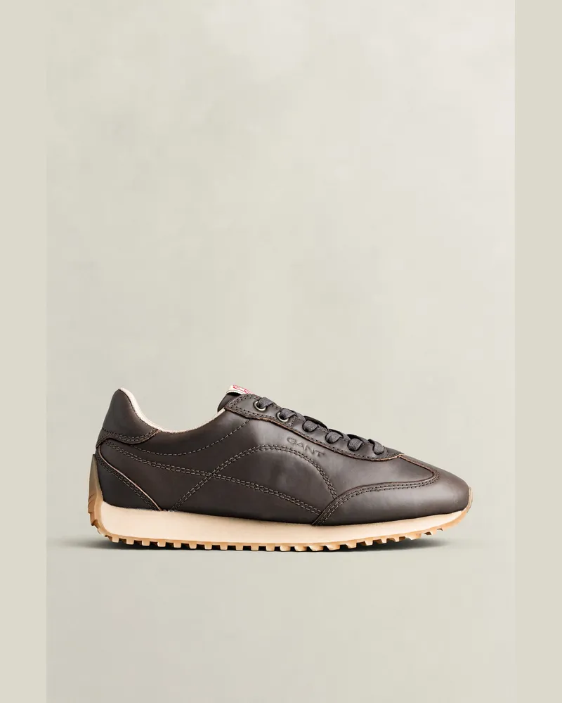 Gant Damen Beja Ledersneaker DARK Braun Dark