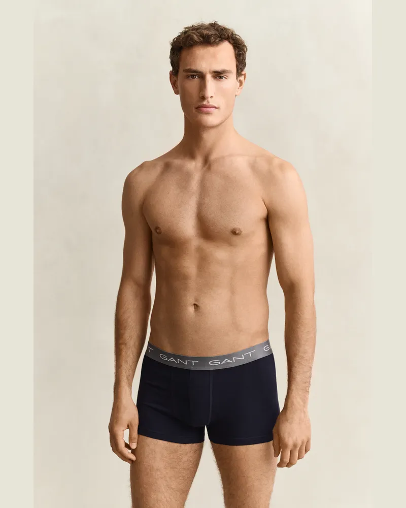 Gant Herren 3er-Pack Boxershorts EVENING Blau Evening
