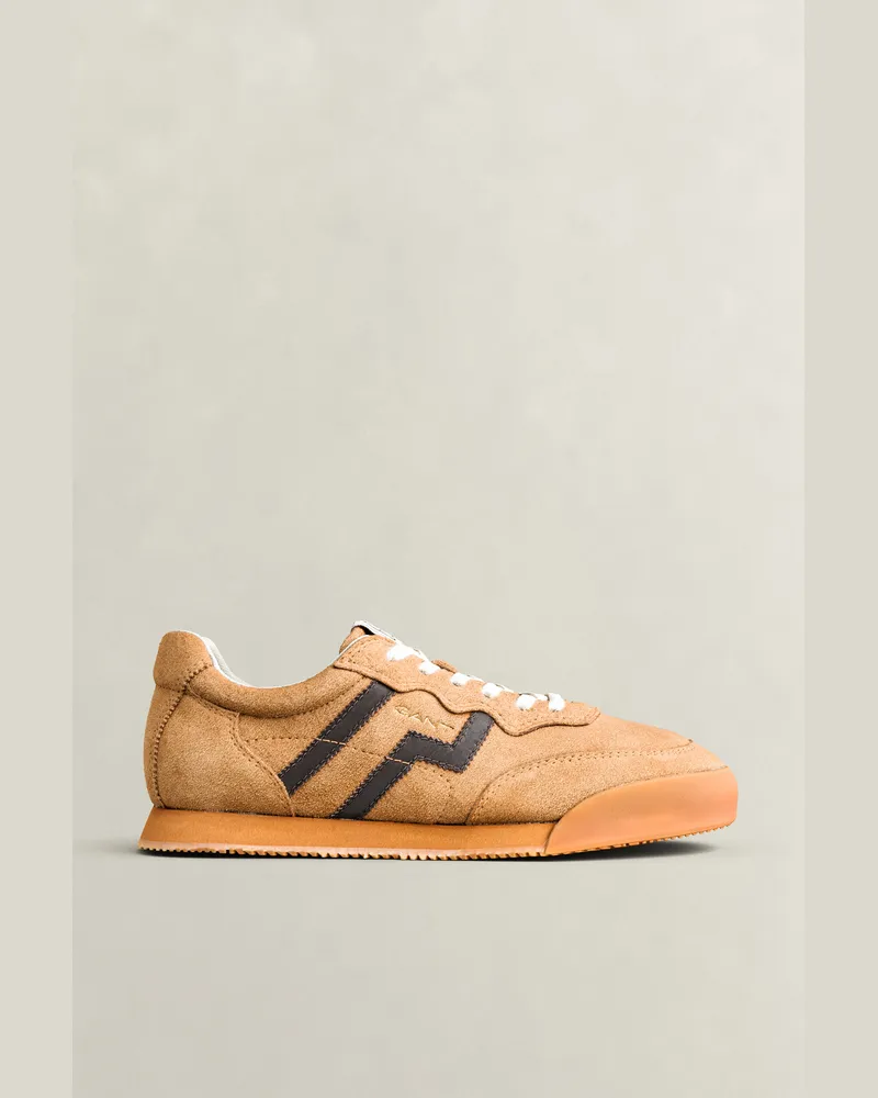 Gant Damen Beylana Sneaker aus Veloursleder ROASTED WALNUT Roasted