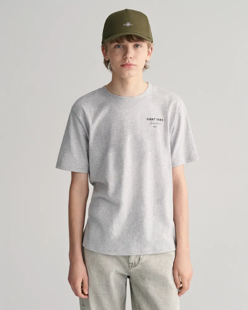 Gant Teens Teens Script Graphic T-Shirt 