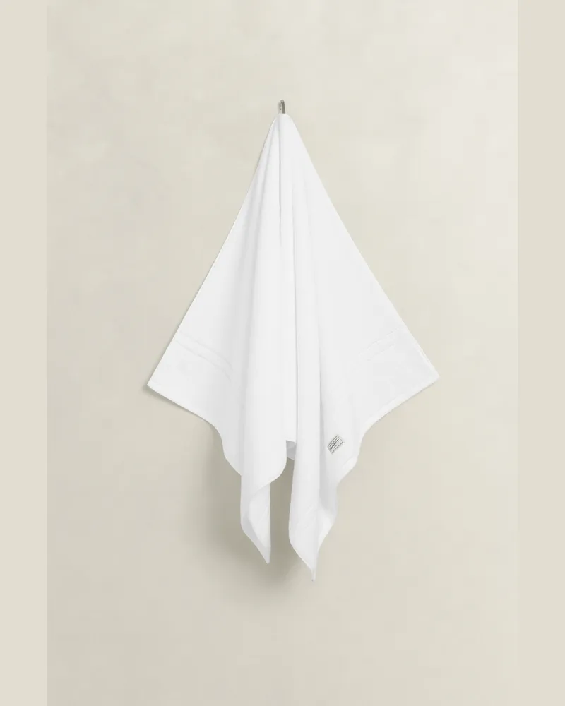 Gant Wohnaccessoires Premium Handtuch 70 x 140 Weiß Weiß