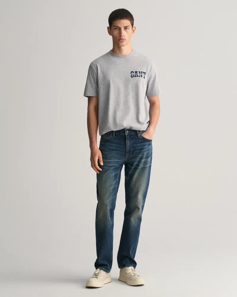 Gant Herren Regular Fit Archive Wash Jeans 