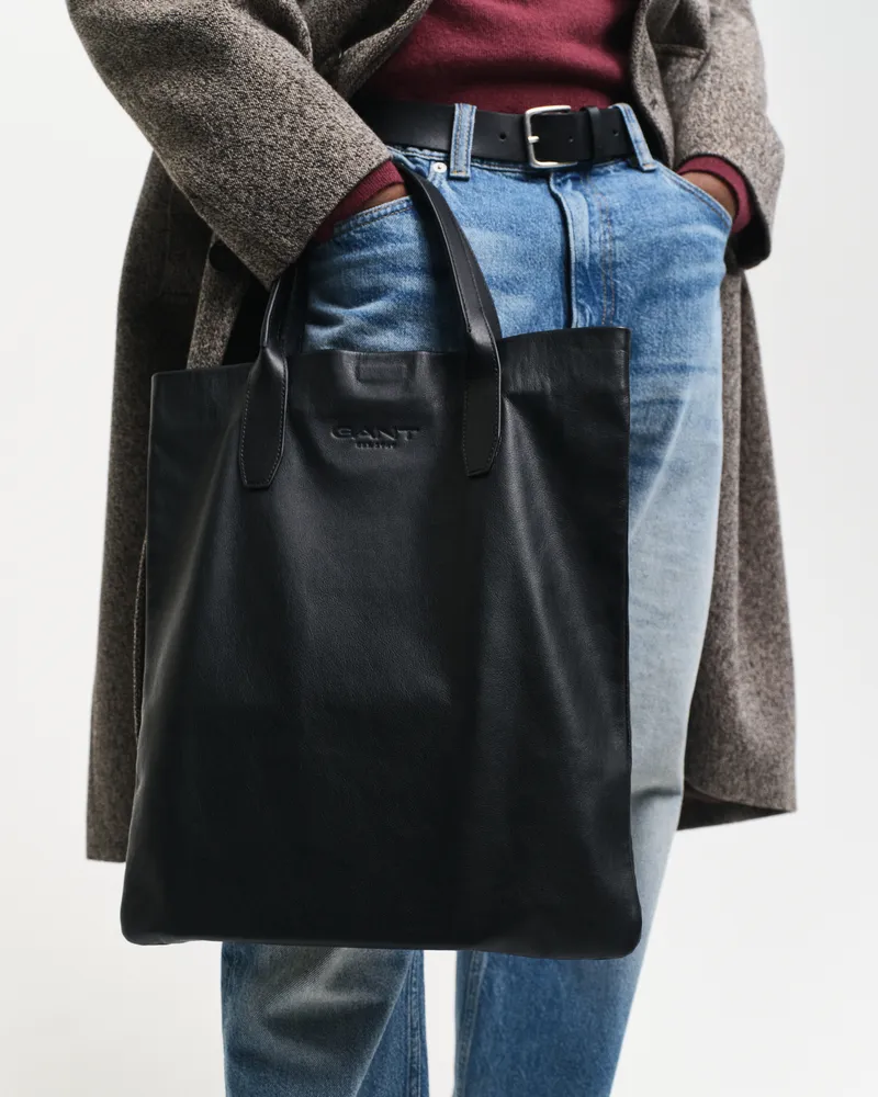 Gant Herren Tragetasche aus Leder 
