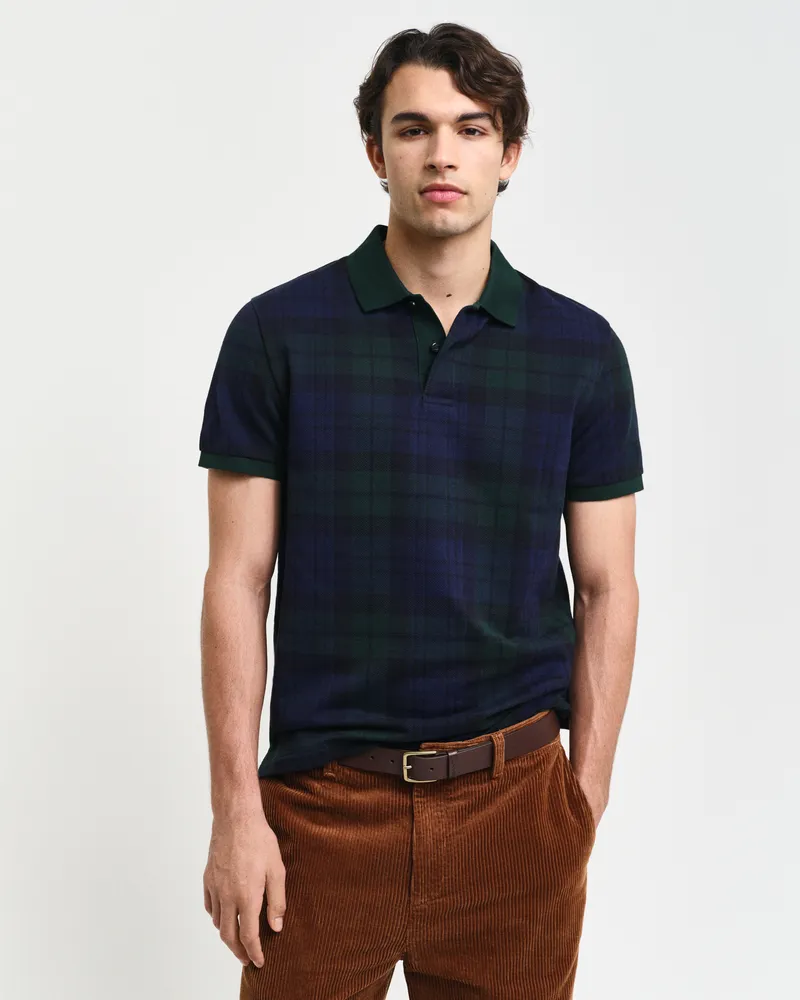 Gant Herren Jacquard Poloshirt 