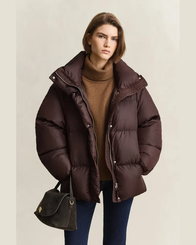 Gant Damen Daunenjacke DEEP Braun Deep