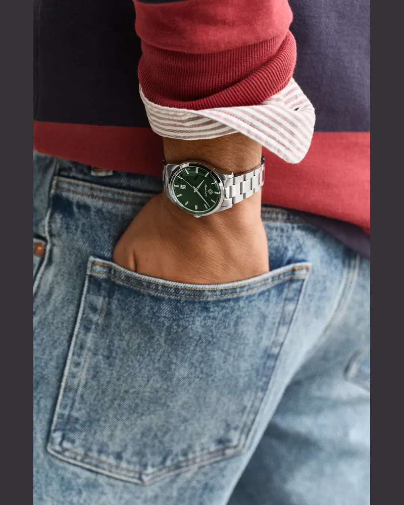 Gant Herren Taunton Armbanduhr Weiß Weiß