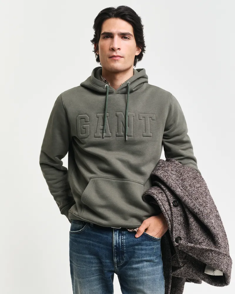 Gant Herren Embossed Hoodie 