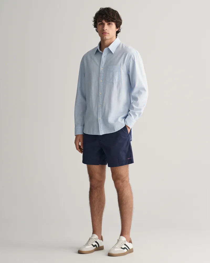 Gant Herren Baumwoll-Shorts mit Kordelzug 