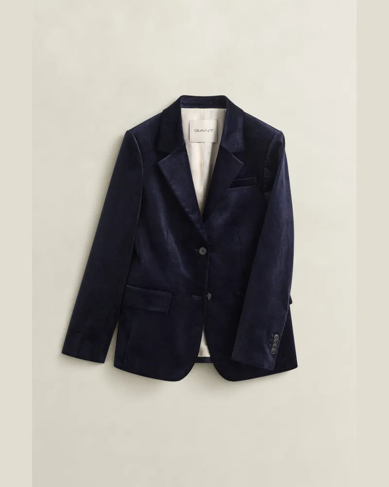 Gant Damen Cordsakko EVENING Blau Evening