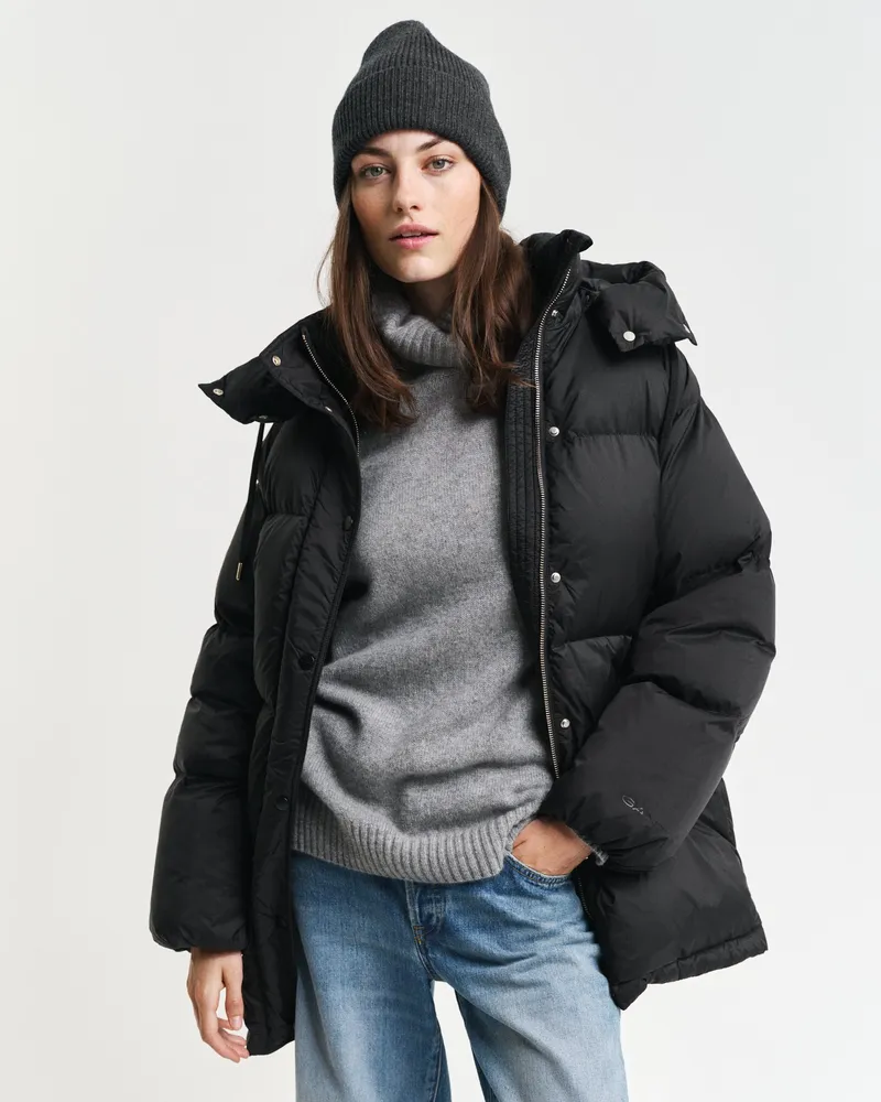 Gant Damen Mittellange Daunenjacke 