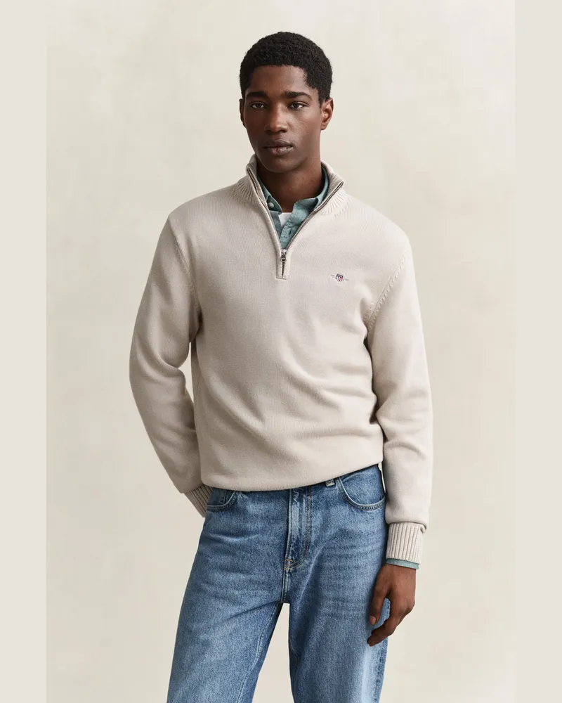 Gant Herren Casual Troyer aus Baumwolle CLAY BEIGE Clay