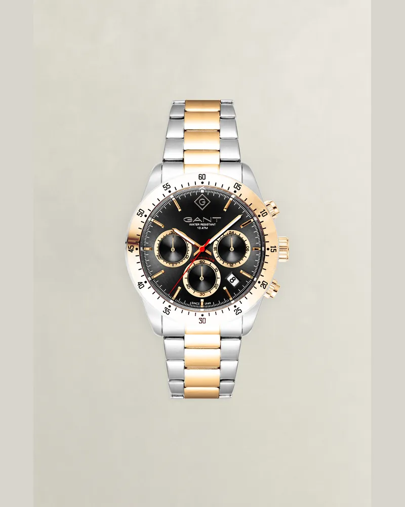 Gant Herren Armbanduhr Greenfield Schwarz Schwarz