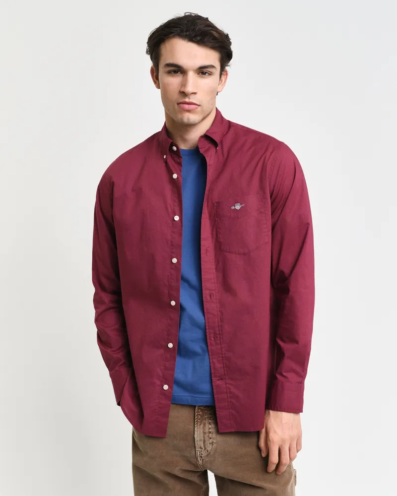 Gant Herren Regular Fit Classic Popeline Bluse 