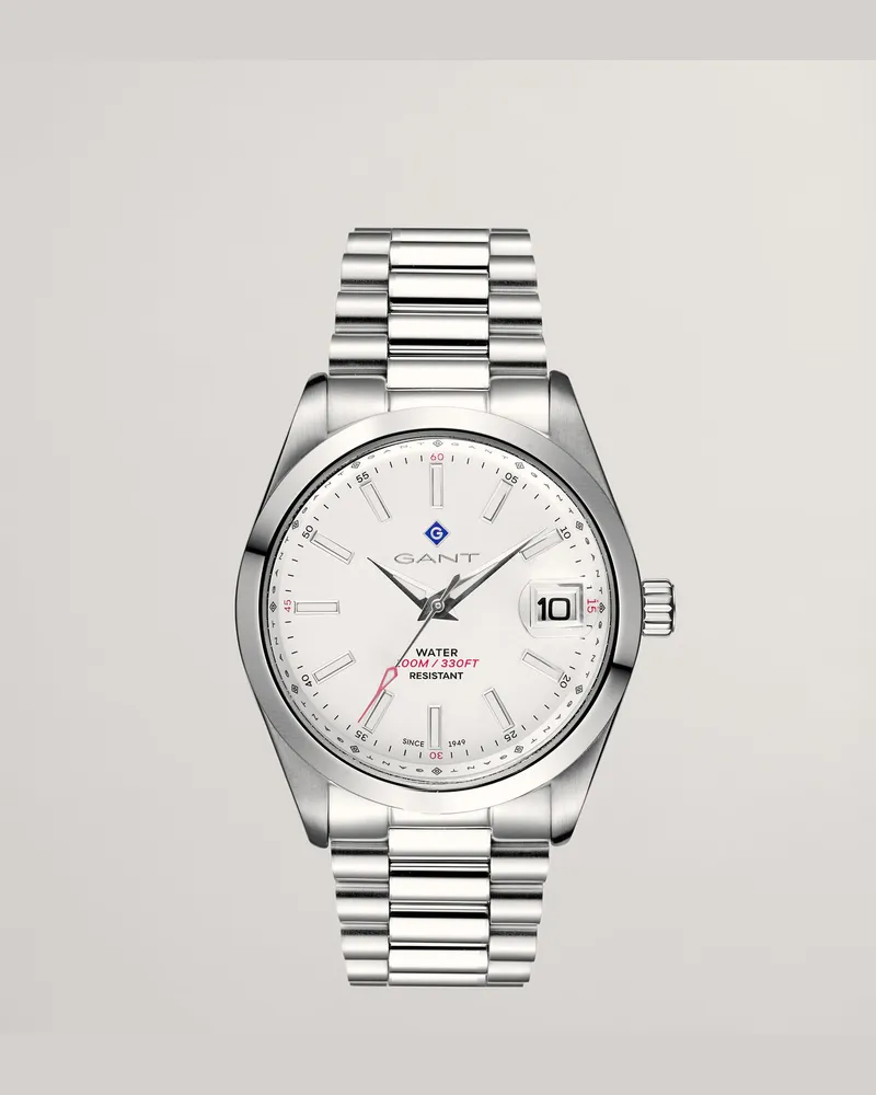 Gant Herren Eastham Armbanduhr Weiß Weiß