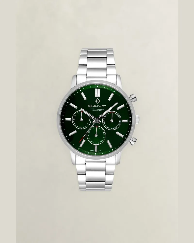 Gant Herren East Hill Day-Date Armbanduhr FOREST Grün Forest