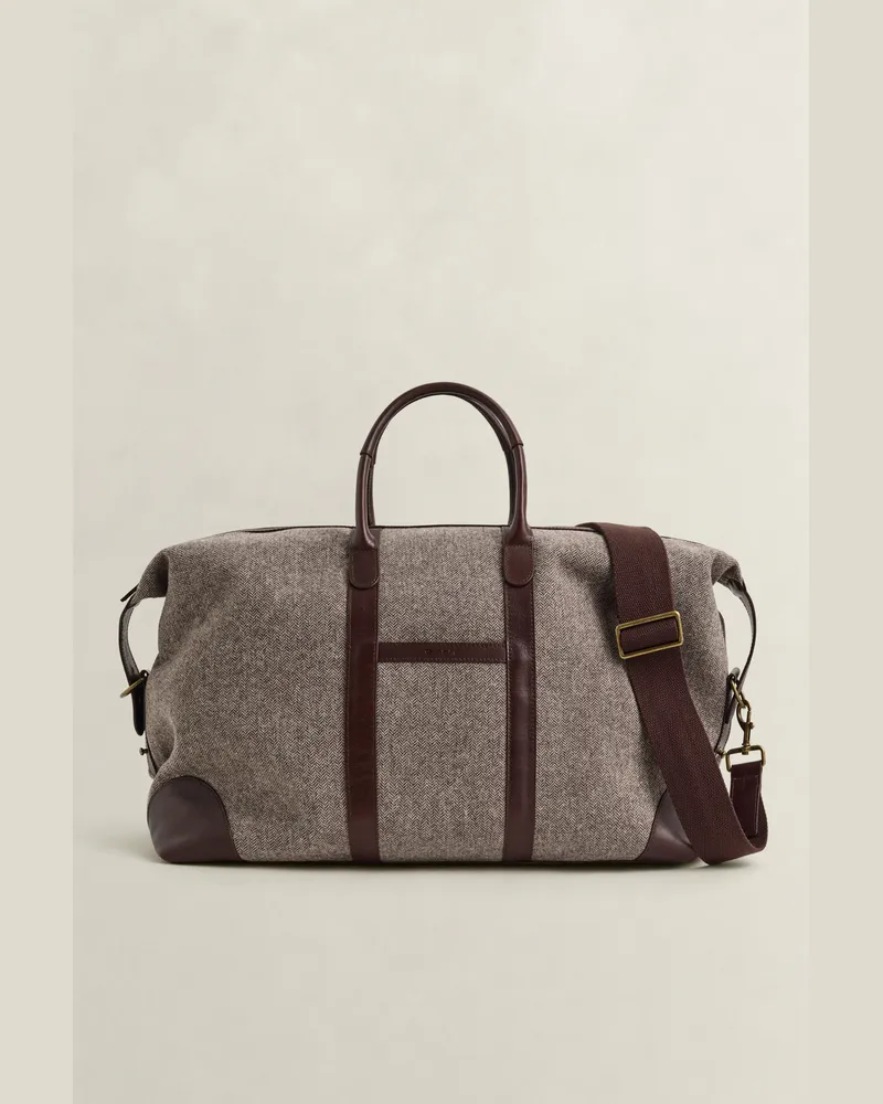 Gant Herren Duffle Bag aus Wolle MIST TAUPE Mist