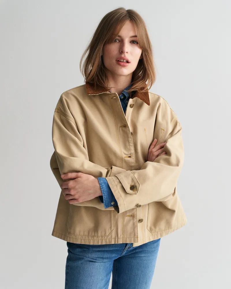 Gant Damen Gewaschene Workwear Jacke 