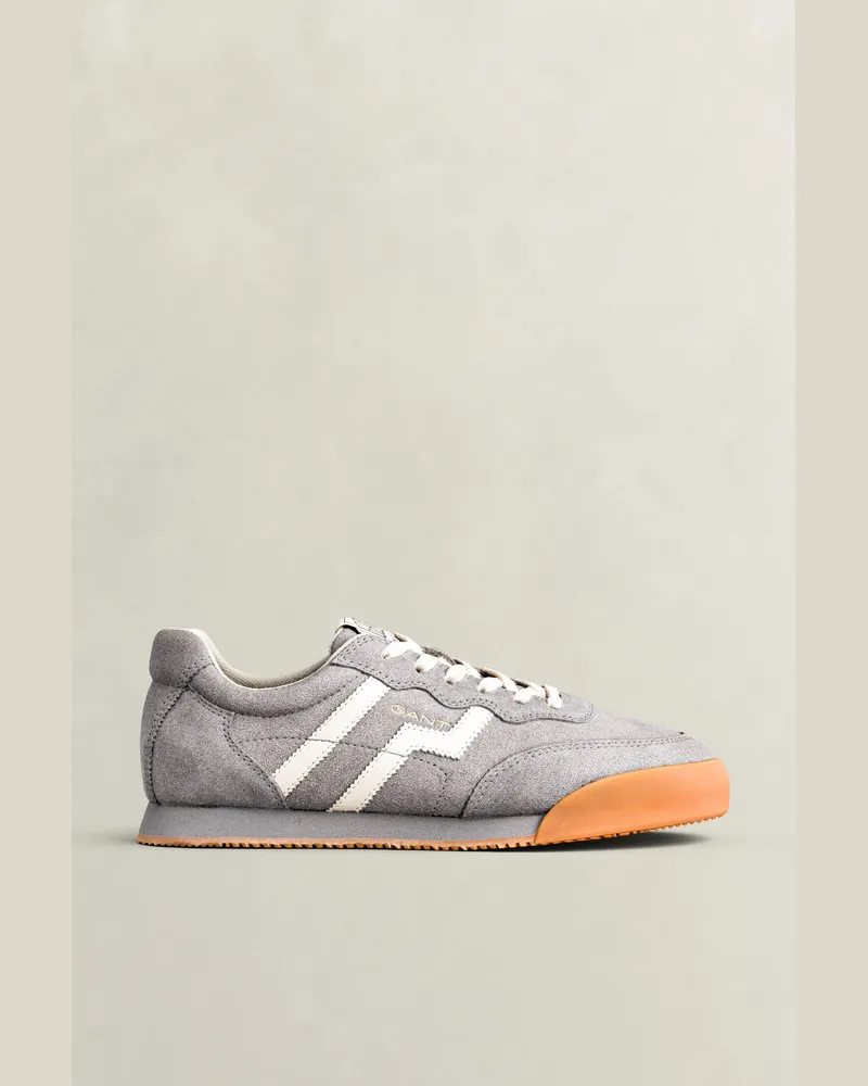 Gant Damen Beylana Sneaker aus Veloursleder CONCRETE Grau Concrete