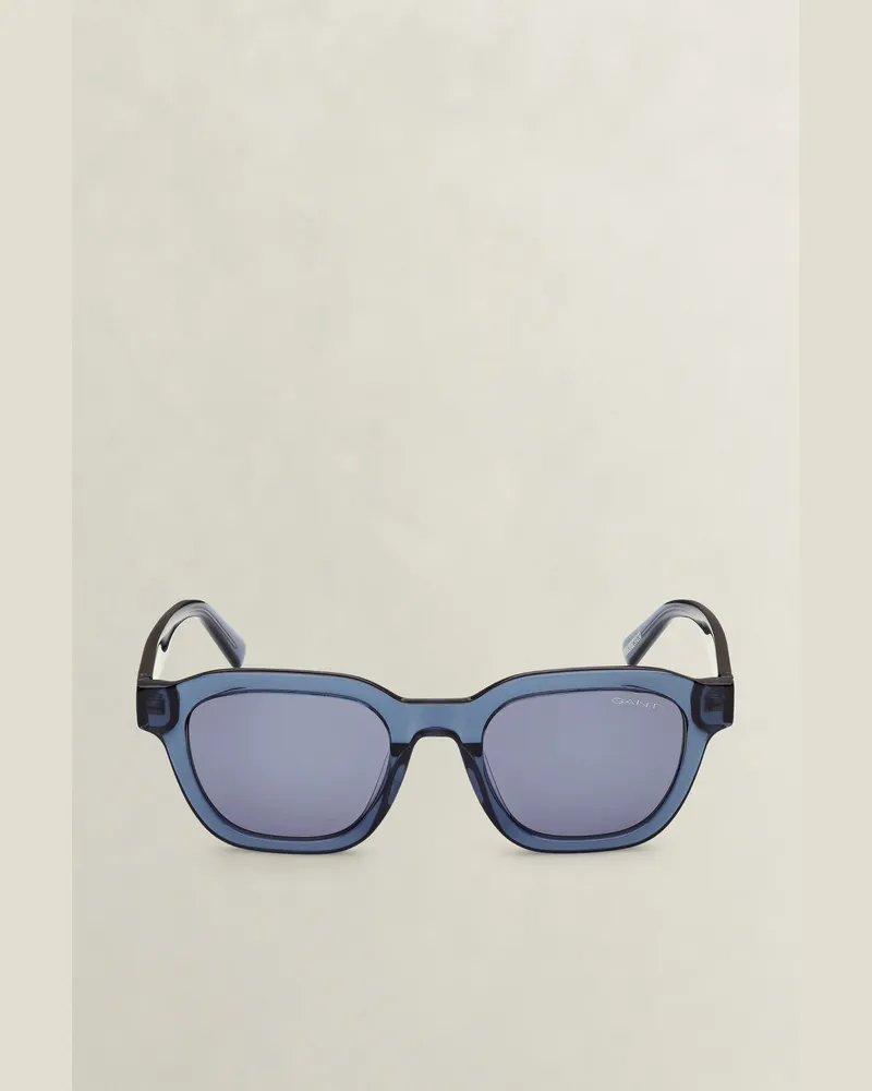 Gant Herren Geometrische Sonnenbrille COLLEGE Blau College