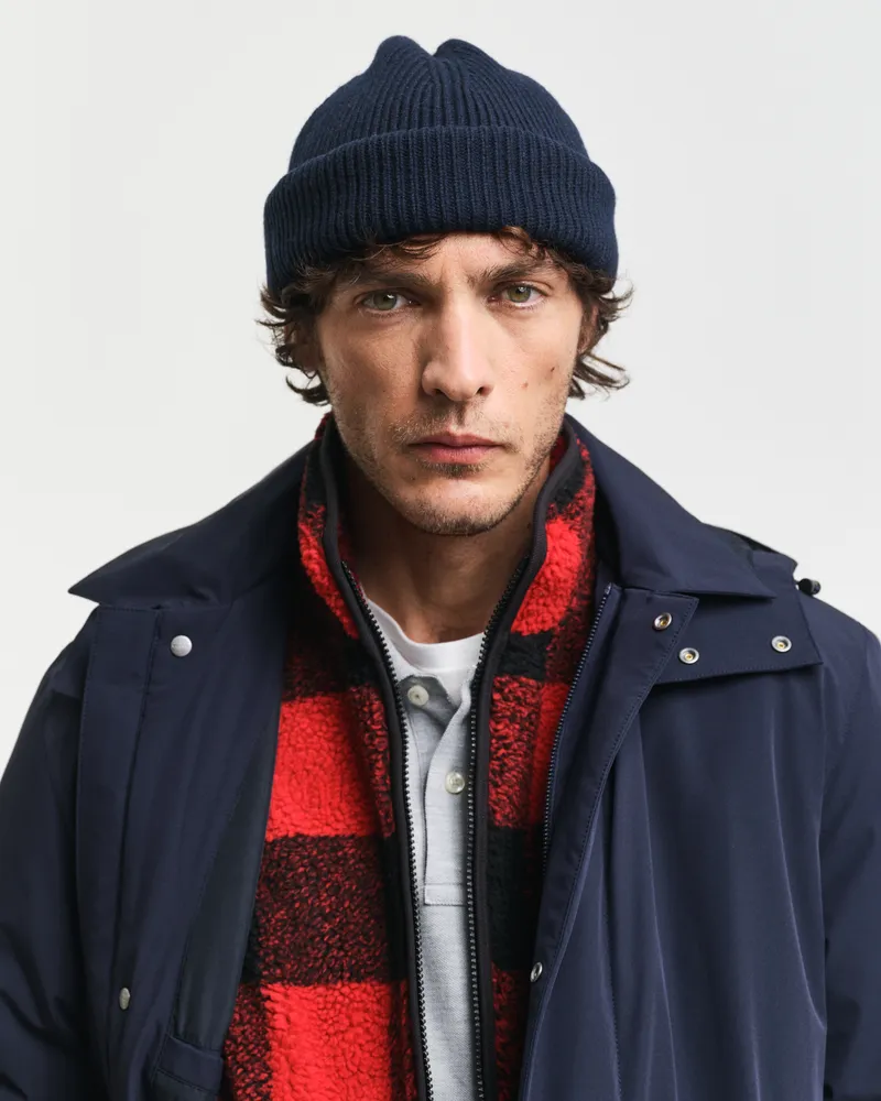Gant Damen Gerippte Beanie aus Wolle 