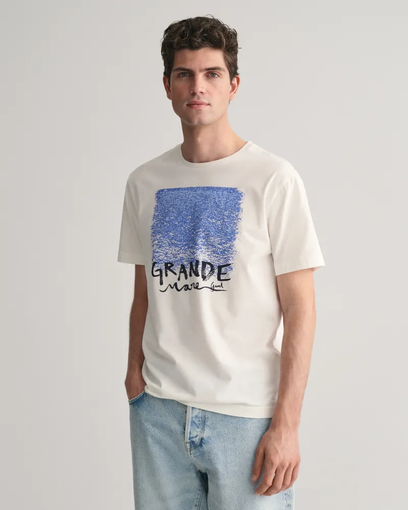 Gant Herren T-Shirt mit Print 