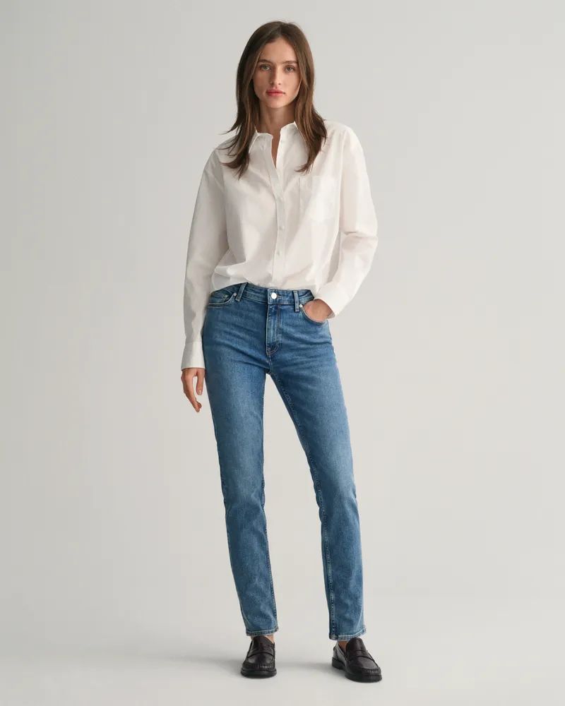 Gant Damen Slim Fit Super Stretch Jeans 